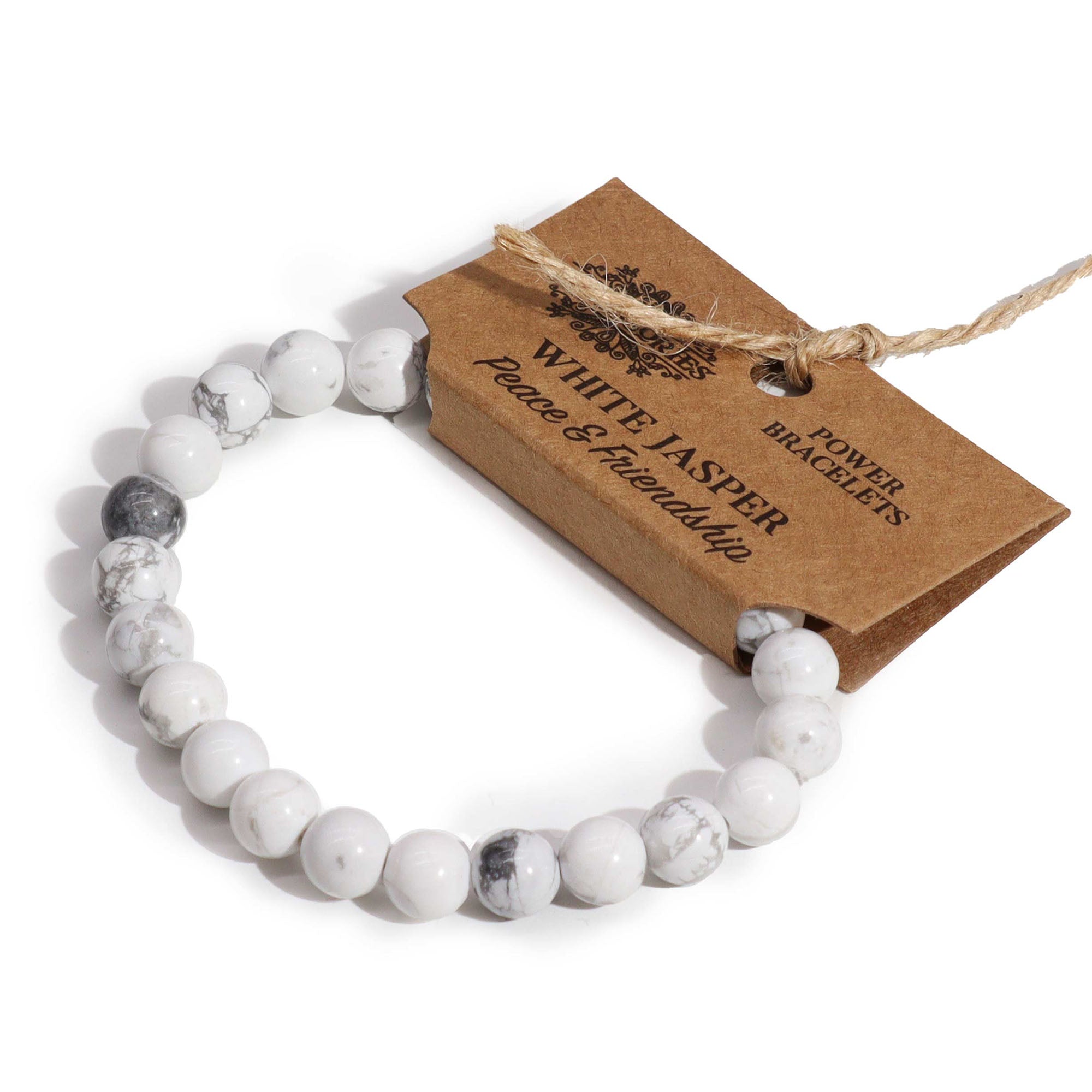 White Jasper - Peace and Friendship - Power bracelet
