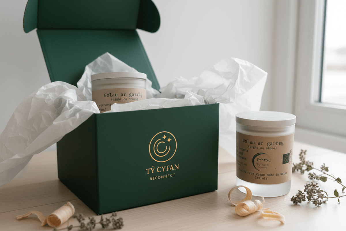 RECONNECT Lemon Verbena & Ho wood Candle - Tŷ-Total