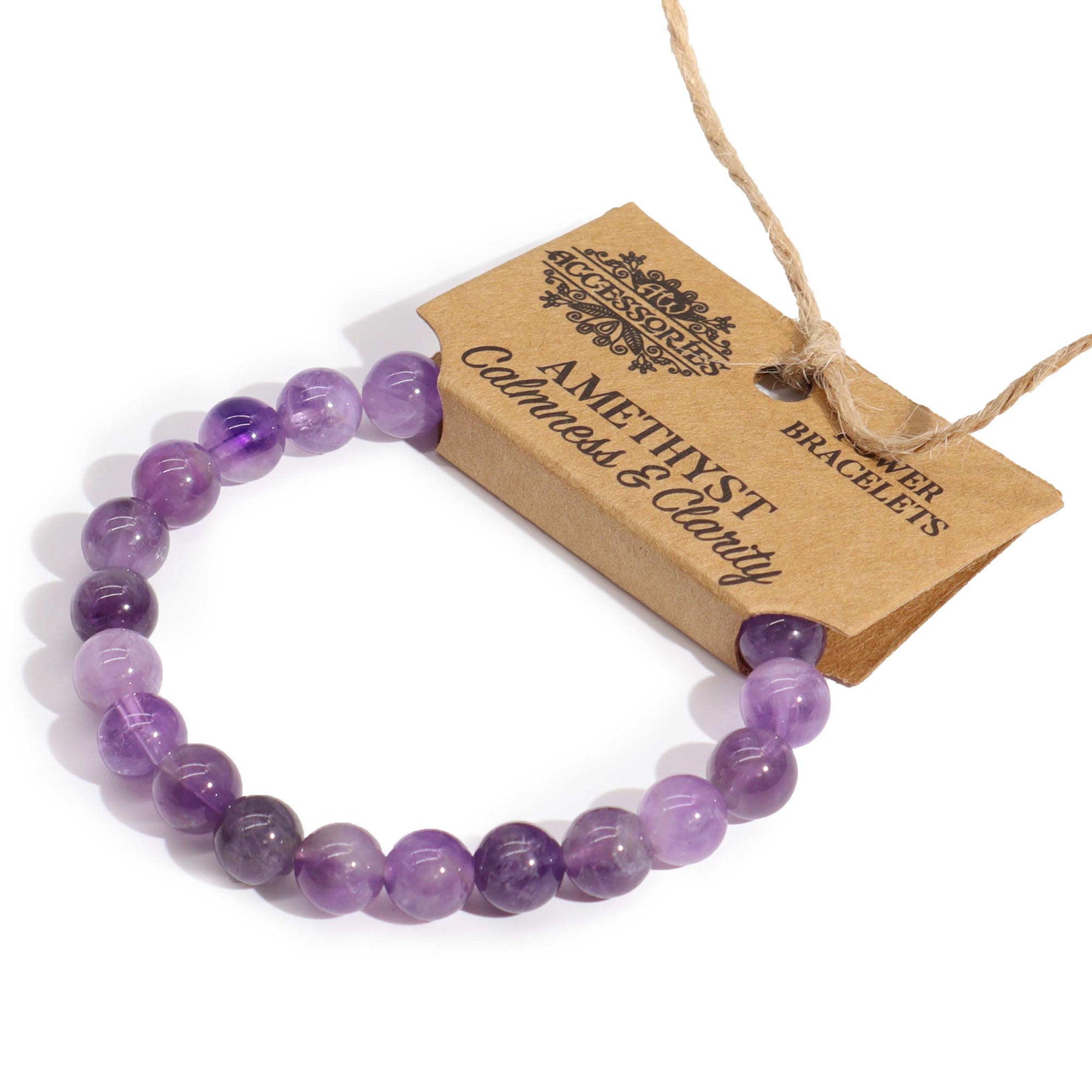 Amethyst - calmness and clarity - power bracelet