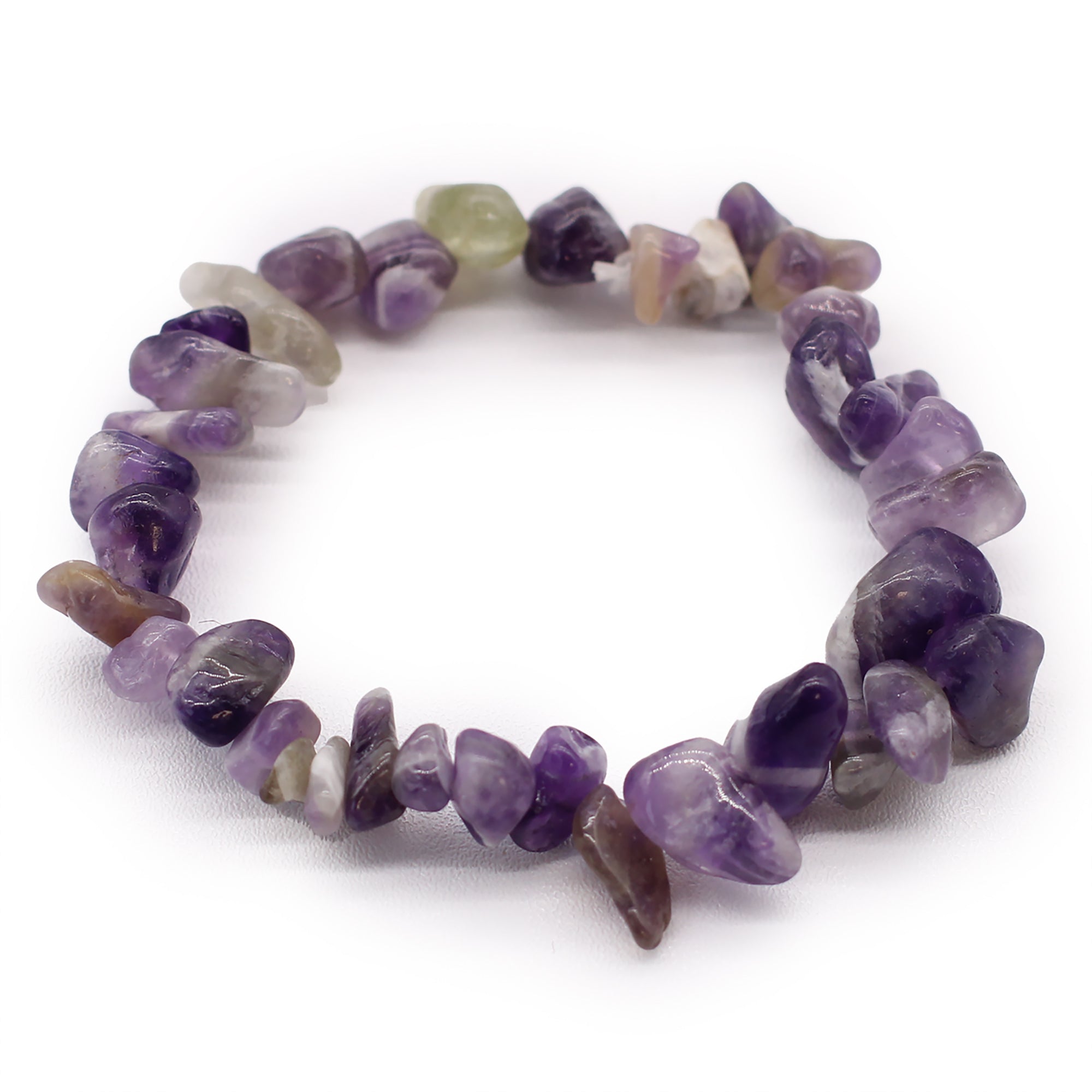 Amethyst Chipstone Crystal Bracelet