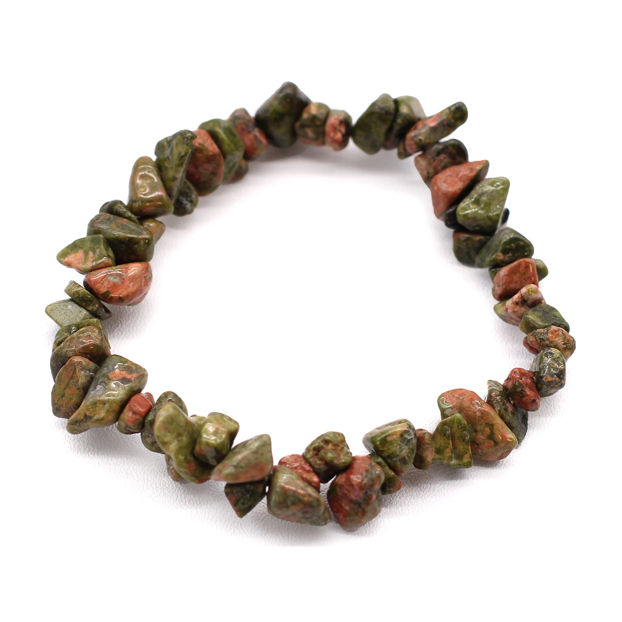 Green Jade Bracelet - chipstone crystal