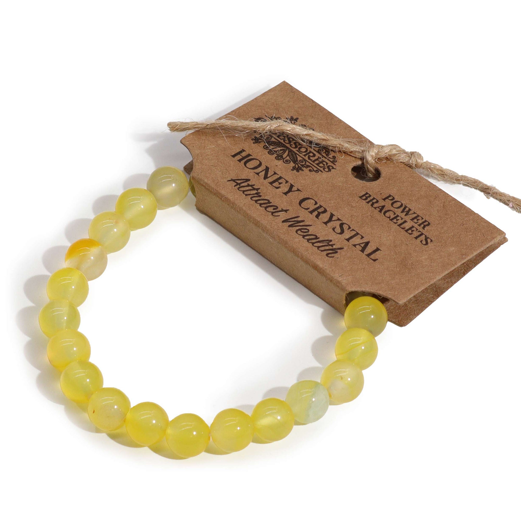 Honey Crystal - attract wealth - menopause - power bracelet