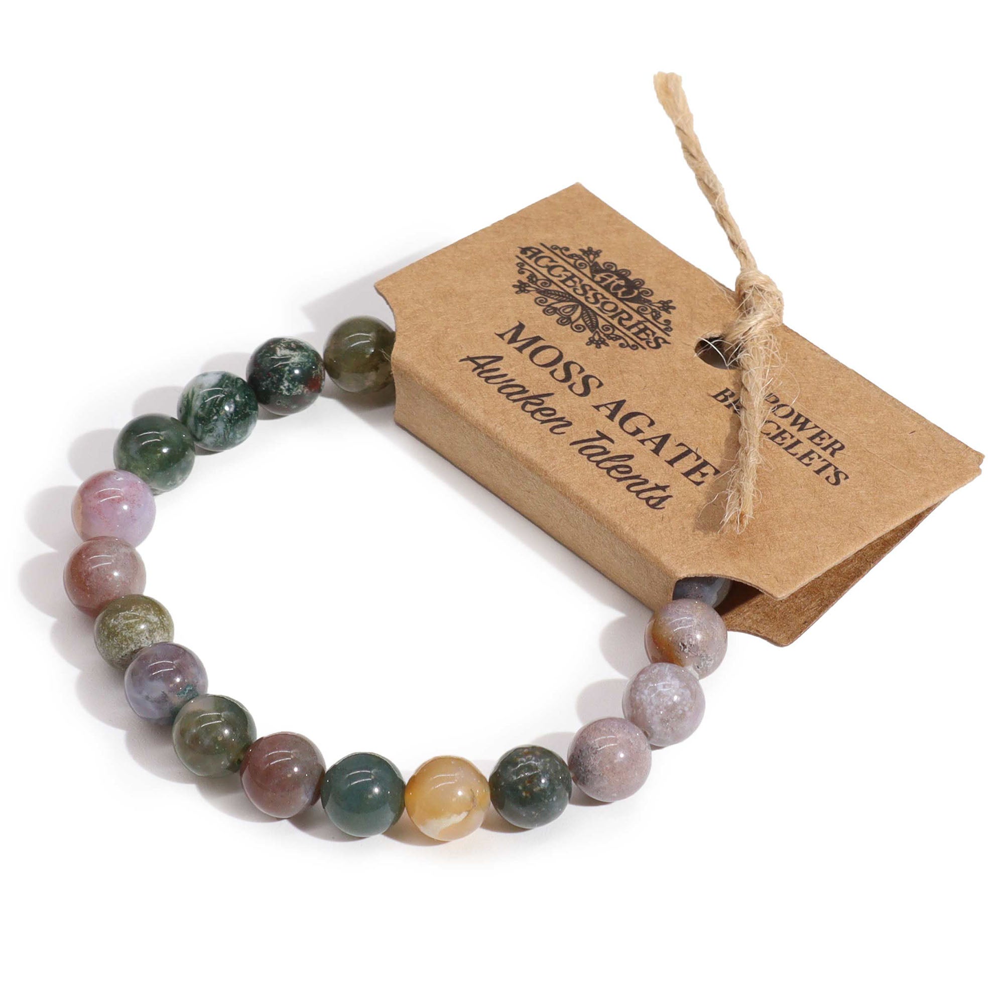 Moss Agate - Awaken talents - power bracelet