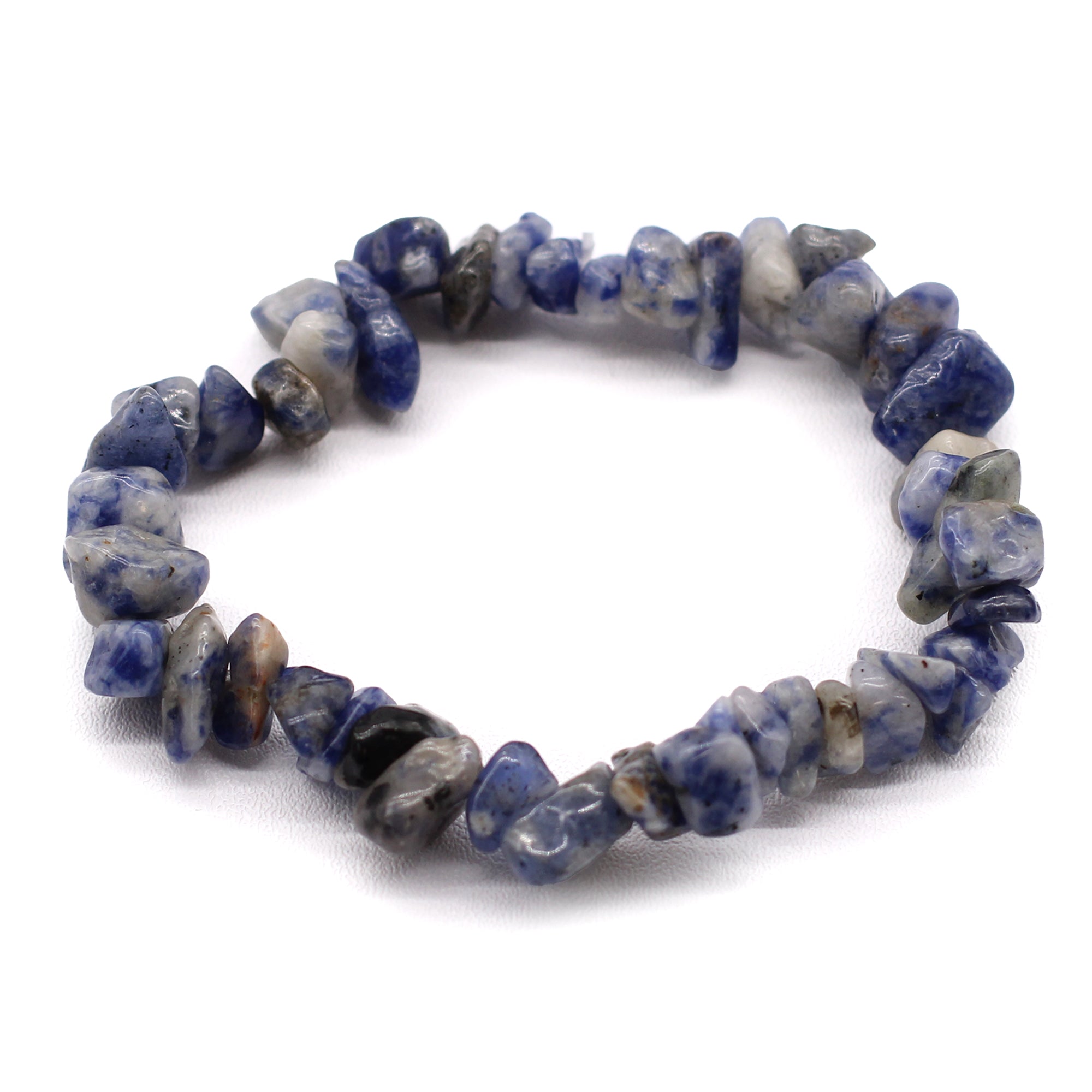 Sodalite Chipstone Crystal Bracelet