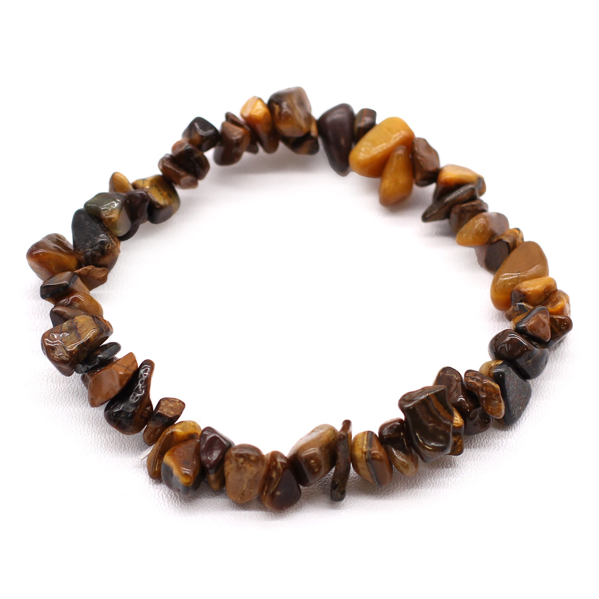 Tigerseye Chipstone Crystal Bracelet