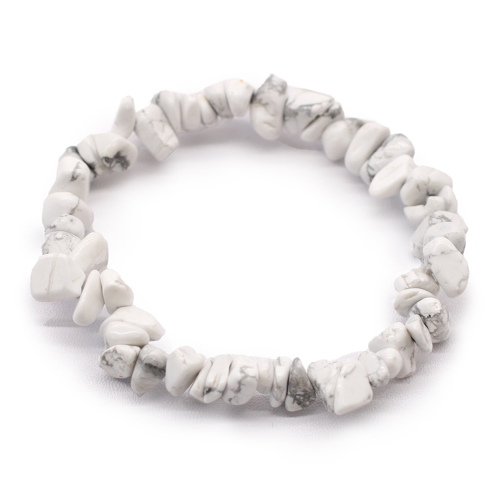 White Jasper Bracelet - chipstone crystal