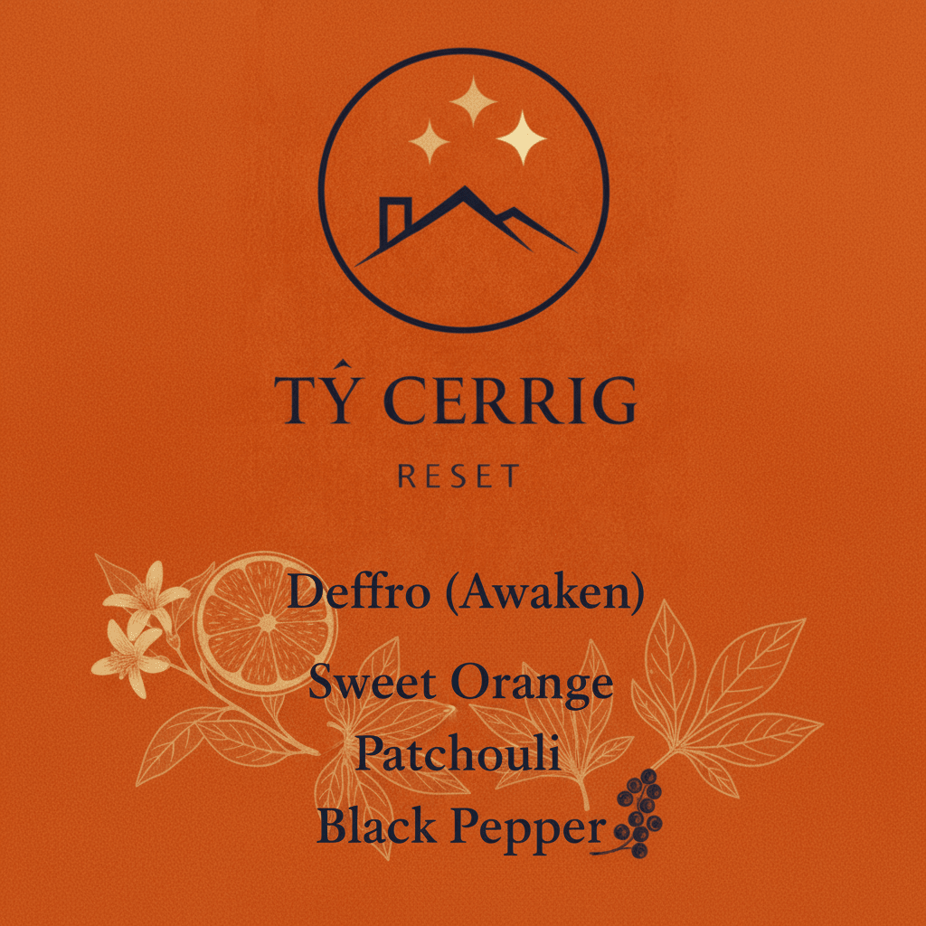 RESET Sweet Orange & Patchouli Candle - Tŷ-Total