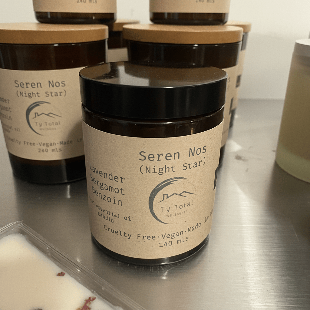 REST Lavender & Bergamot Candle - Tŷ-Total