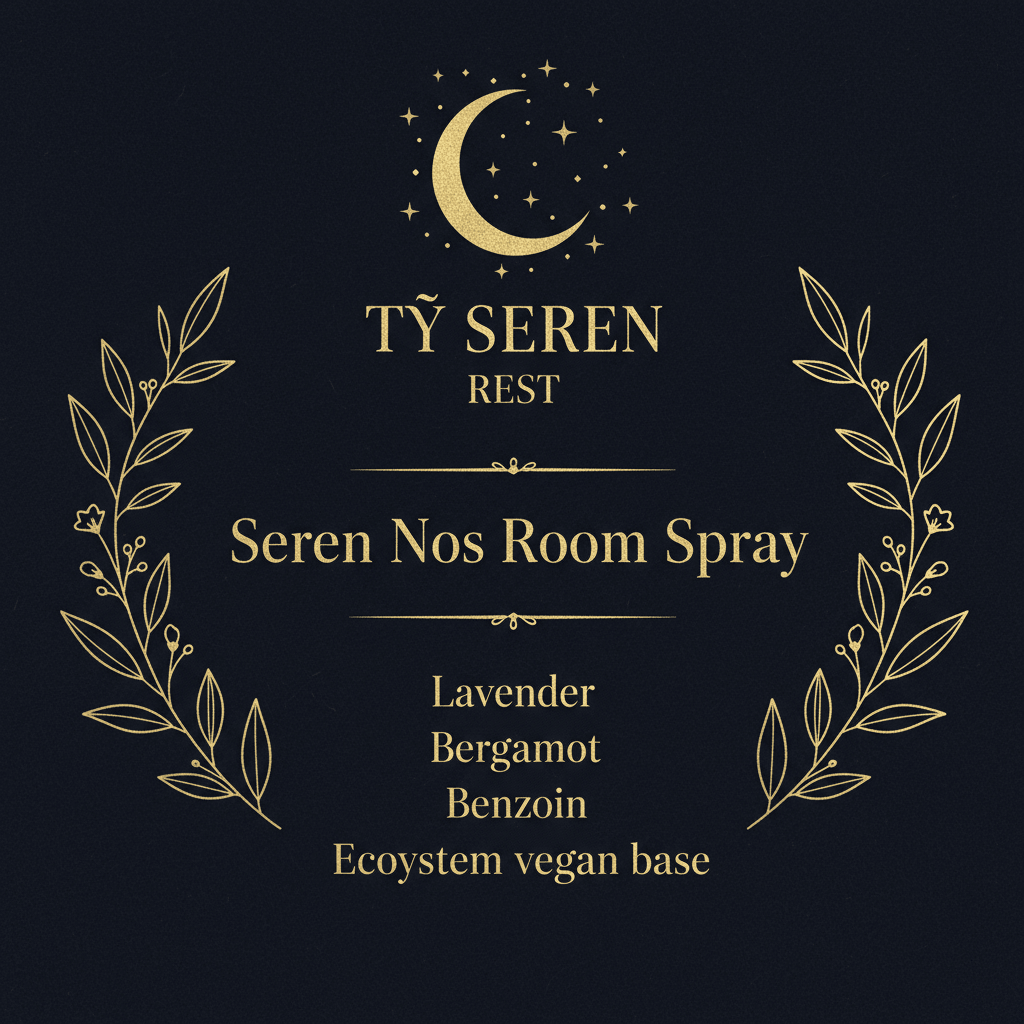 REST Lavender & Bergamot Room Spray (Seren Nos - night star) - Tŷ-Total