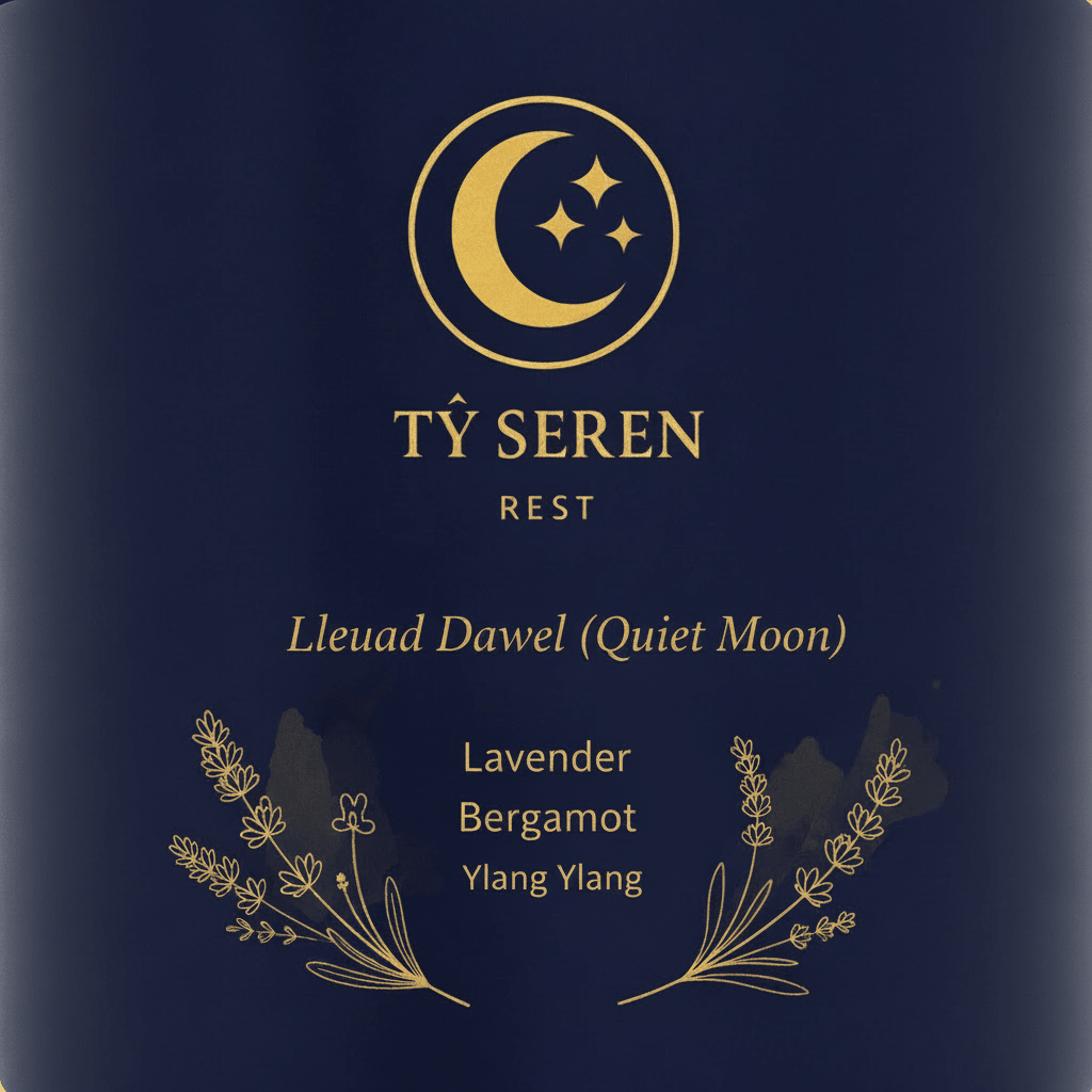 REST Lleuad Dawel (Quiet Moon) Car Diffuser and 30ml refill bottle - Tŷ-Total