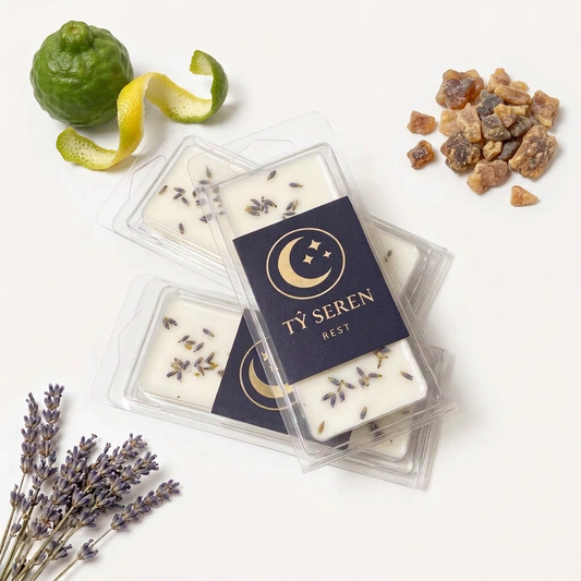 REST Seren Nos (Night Star) – Lavender & Bergamot Wax Melt
